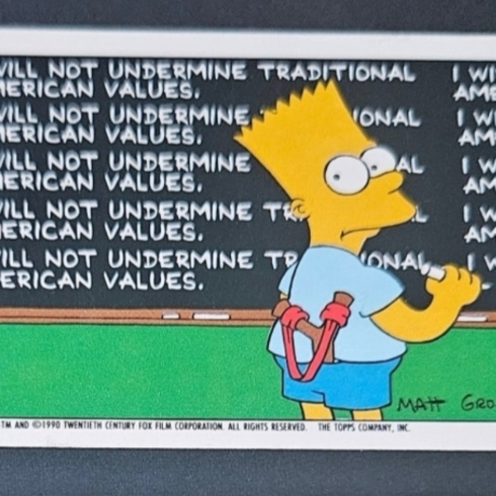 Bart Simpson Graphic Print